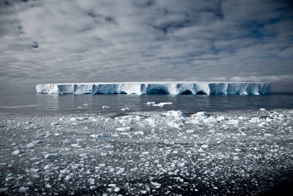 Melting iceberg